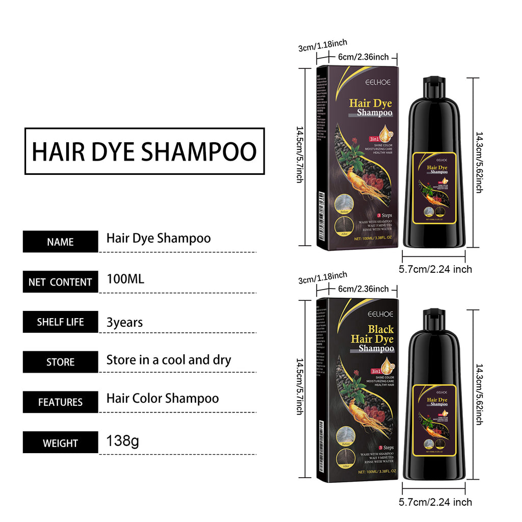 Black Hair Dye Shampoo-100ml