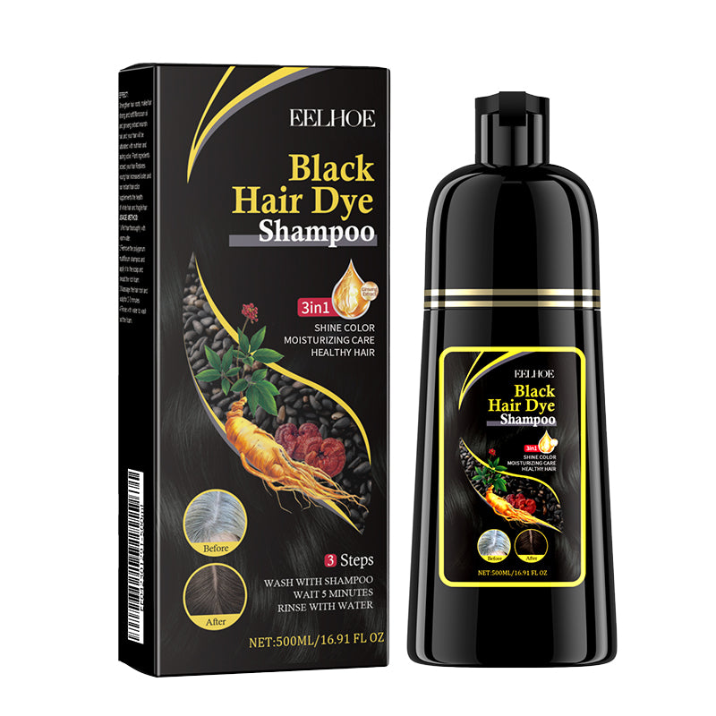Black Hair Dye Shampoo-500ml