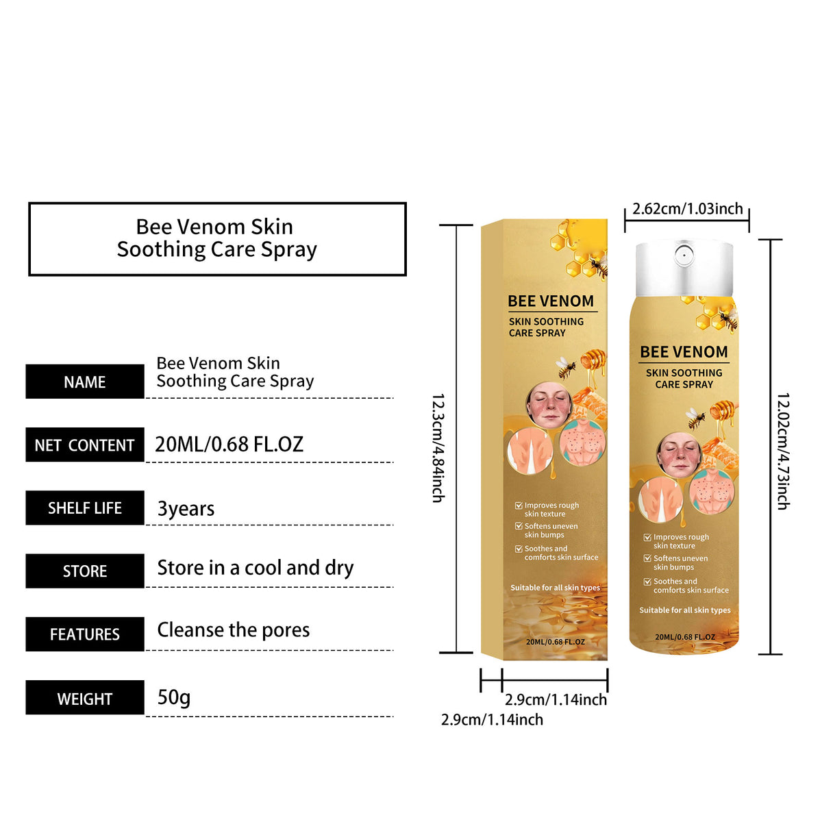 Bee Venom Soothing Facial Spray