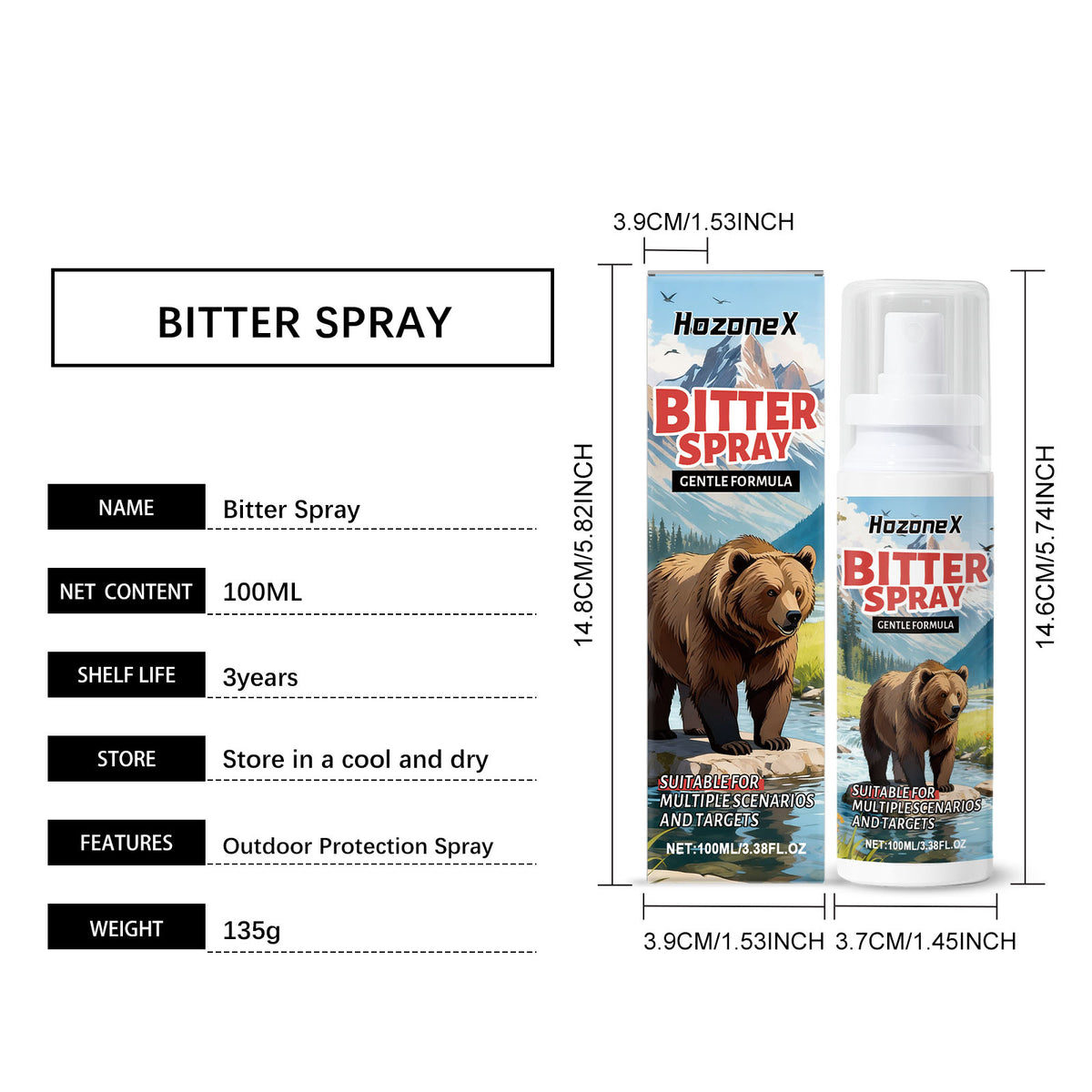 Bear spray