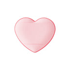Heart or Peach-Shaped Thumb Powder Puff