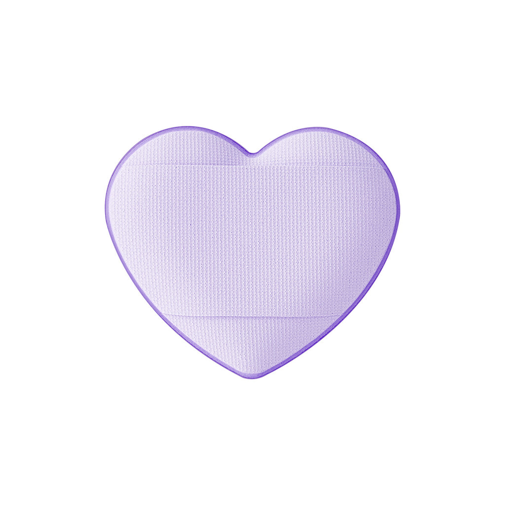 Heart or Peach-Shaped Thumb Powder Puff
