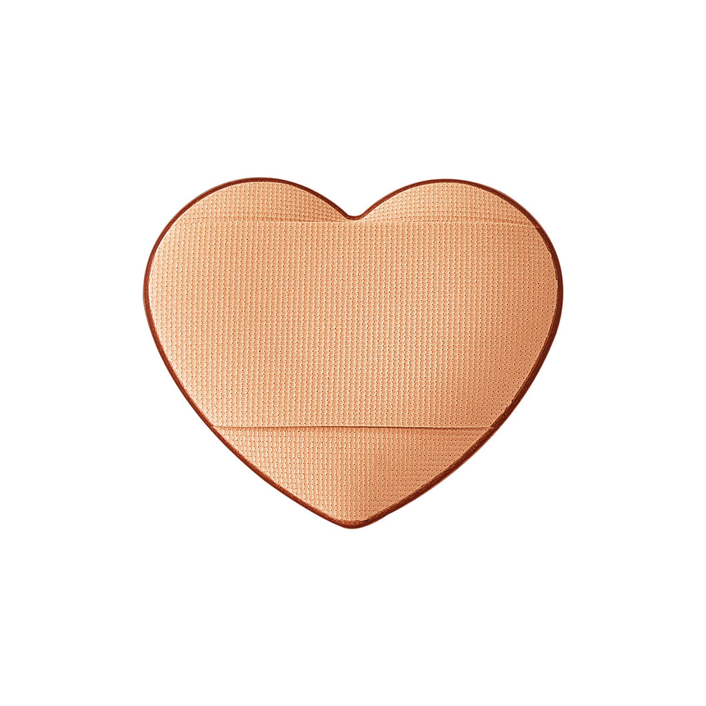 Heart or Peach-Shaped Thumb Powder Puff