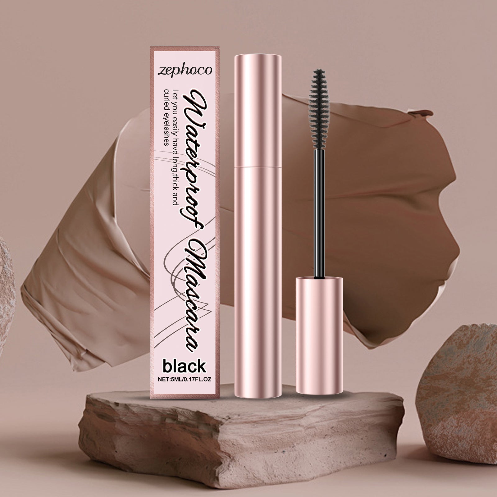 Waterproof Curl Mascara (Black)