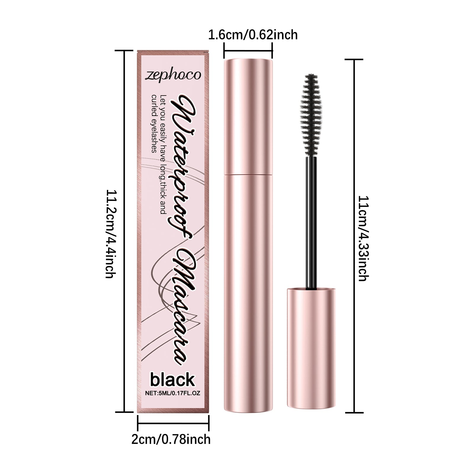 Waterproof Curl Mascara (Black)