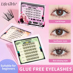 No glue needed False Eyelashes