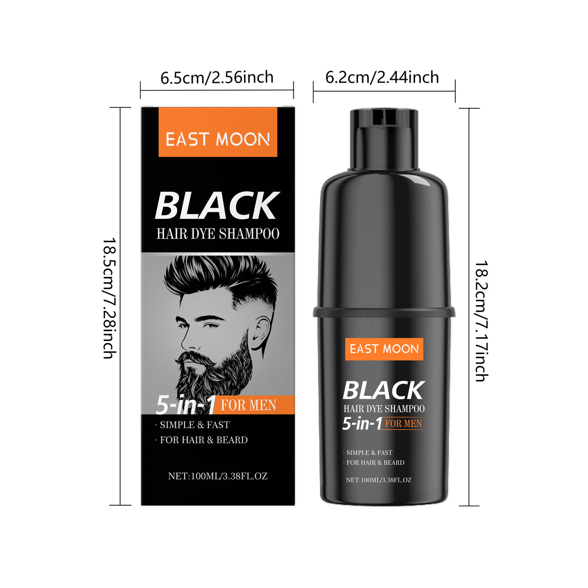 Black Hair Dye Shampoo