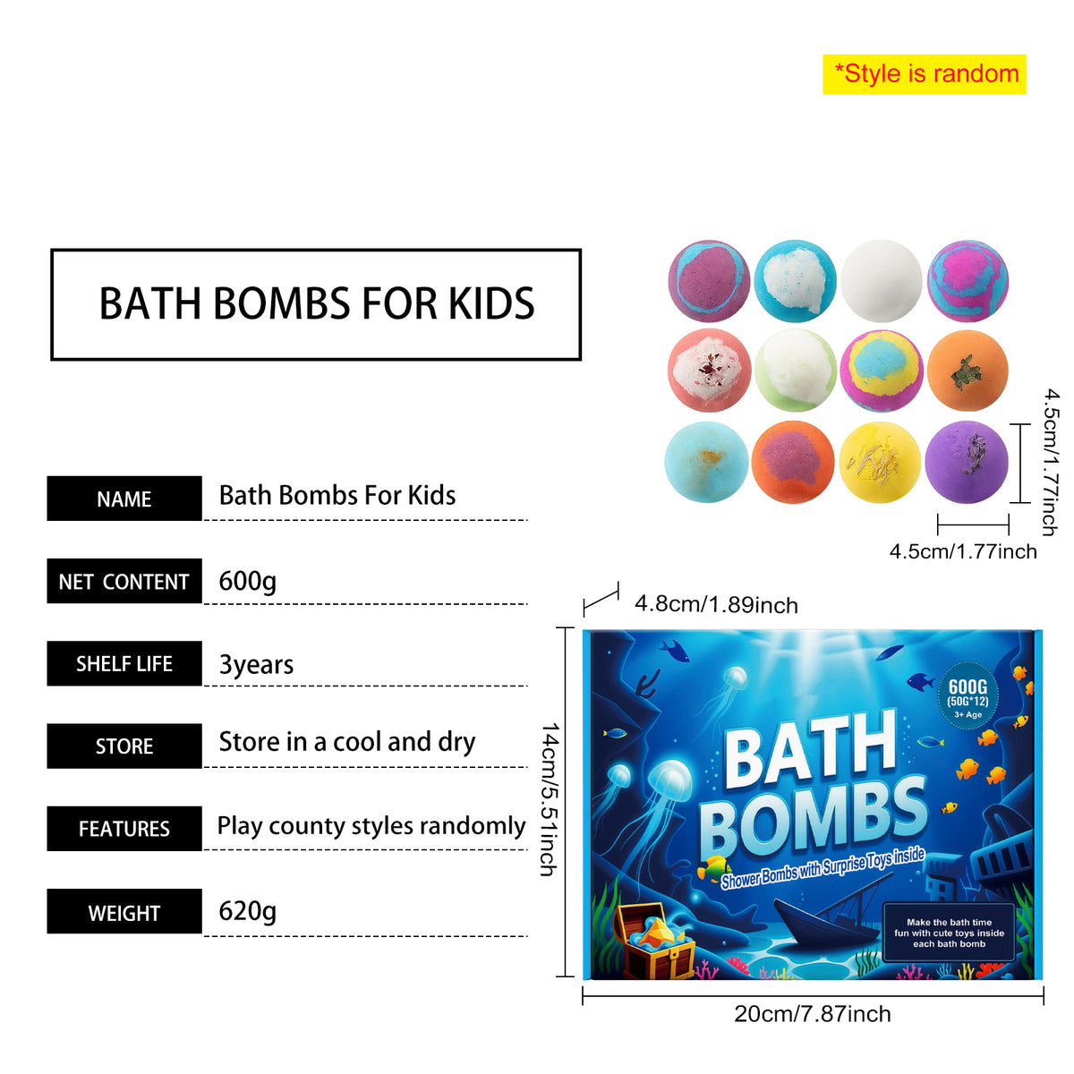 Bath Bombs For Kids