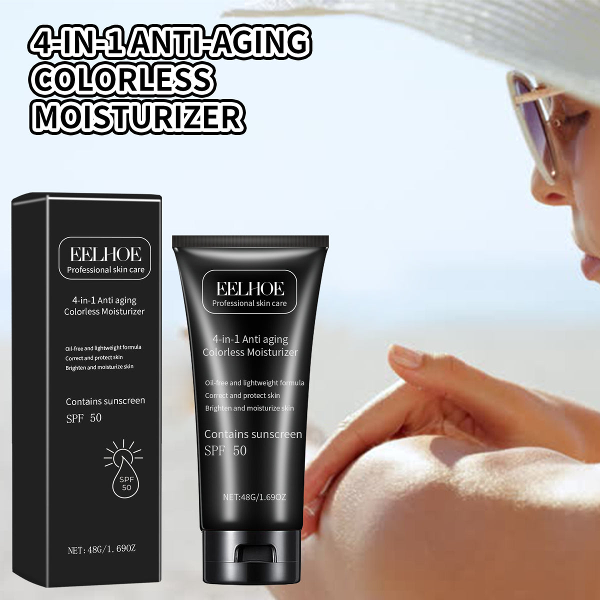 4-In-1 Anti-Aging Colorless Moisturizer
