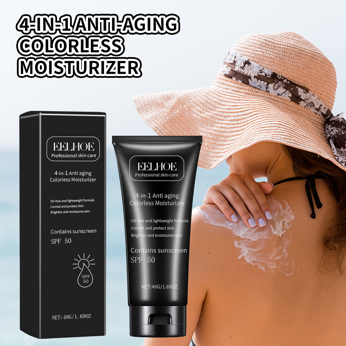 4-In-1 Anti-Aging Colorless Moisturizer