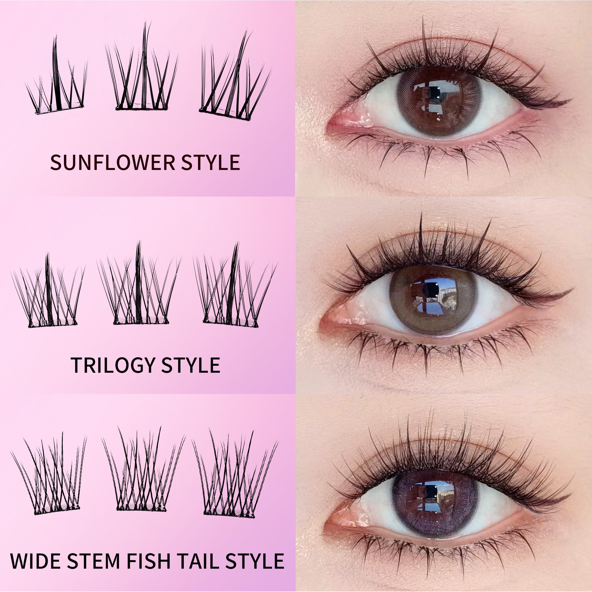 Self-adhesive Glueless False Eyelashes