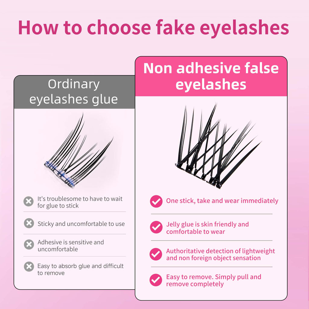 No glue needed False Eyelashes