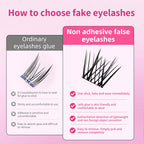 No glue needed False Eyelashes