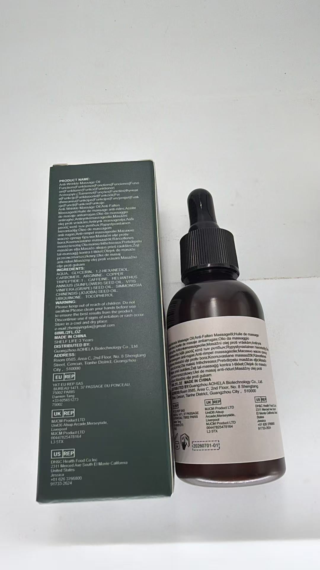 Anti-Wrinkle Massage Oil