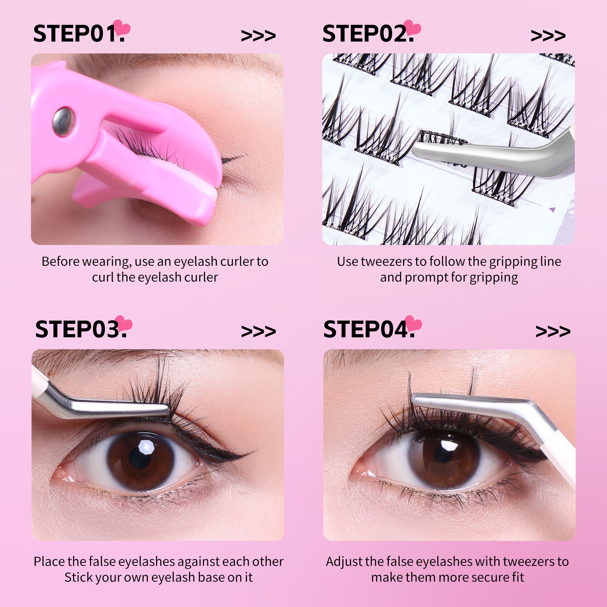 Self-adhesive Glueless False Eyelashes