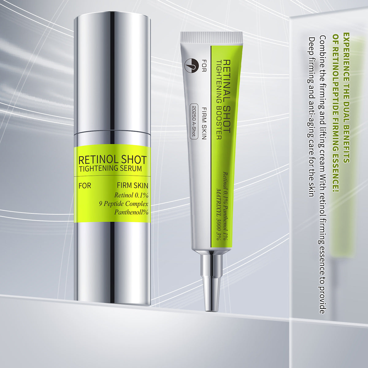 Logo-Free Retinal Shot Tightening Booster Eye Cream