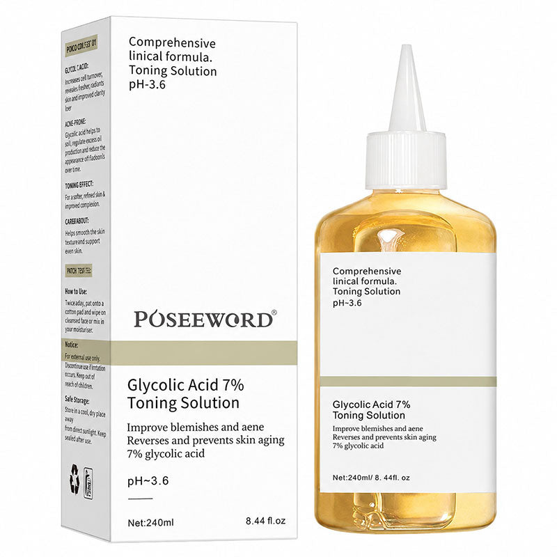 Glycolic Acid 7% Toning Solution (Logo Free / POSEEWORD)