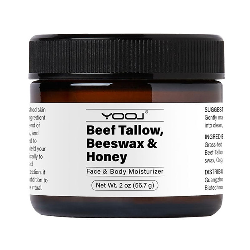 CANAMIN Beef Tallow, Beeswax & Honey, Face & Body Moisturizer