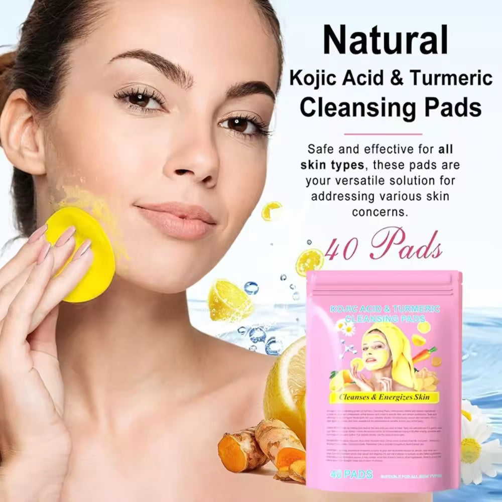 Kojic Acid & Turmeric Cleansing Pads (Pouch Pack) 40 pcs/unit