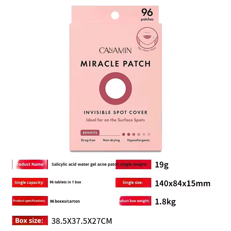 Miracle Invisible Spot Cover Patch 96 pcs per box