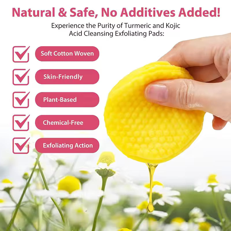 Kojic Acid & Turmeric Cleansing Pads (Pouch Pack) 40 pcs/unit