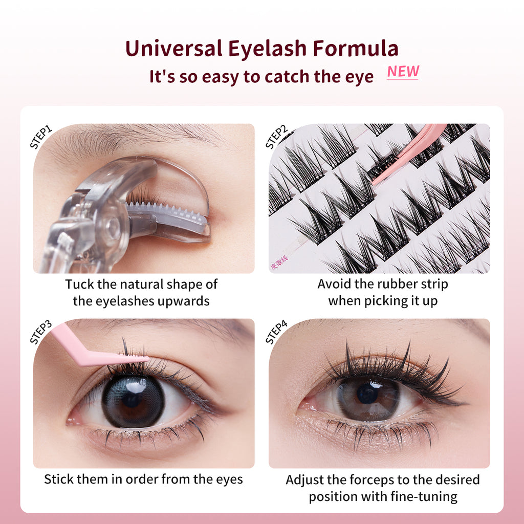 Glueless False Eyelashes