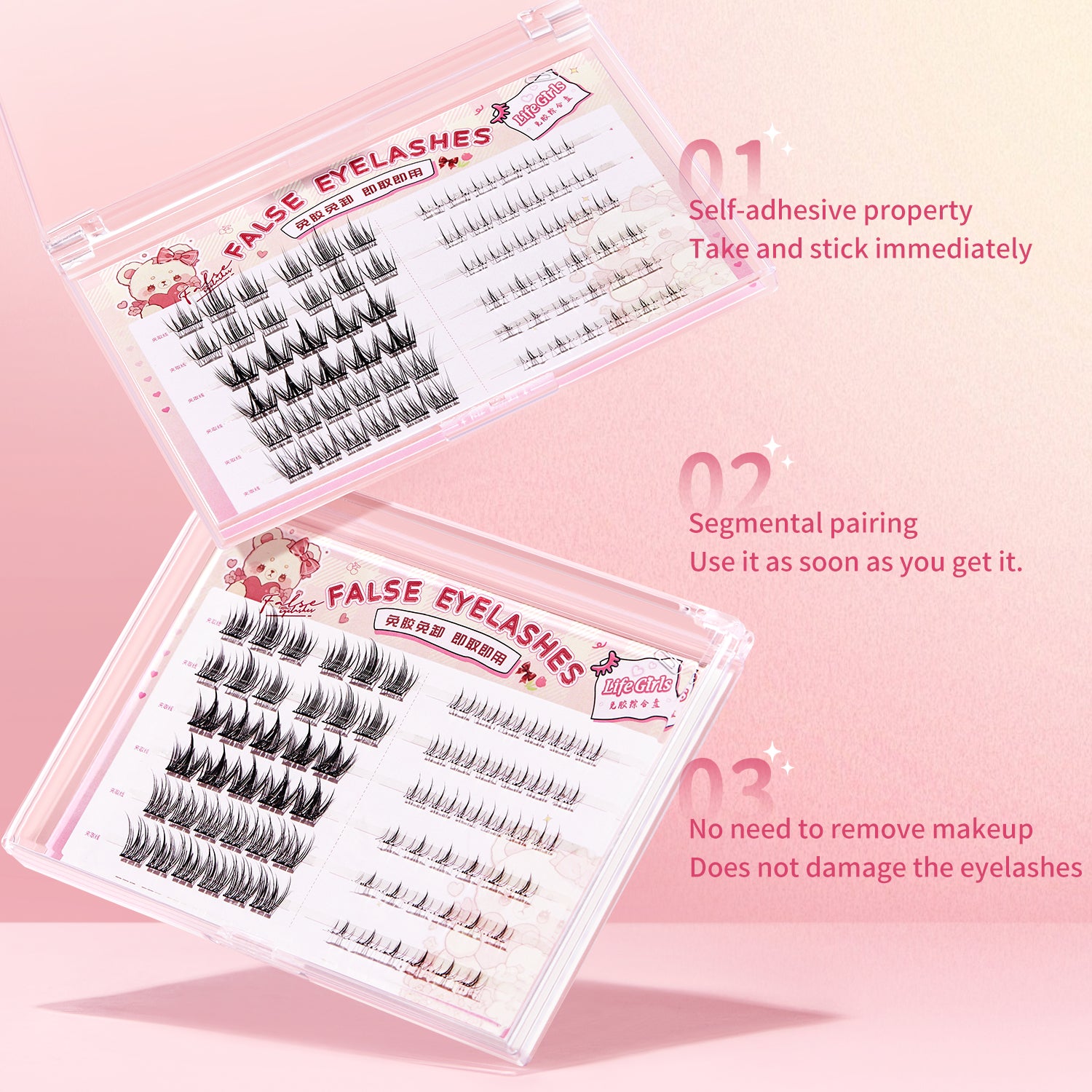 Glueless False Eyelashes
