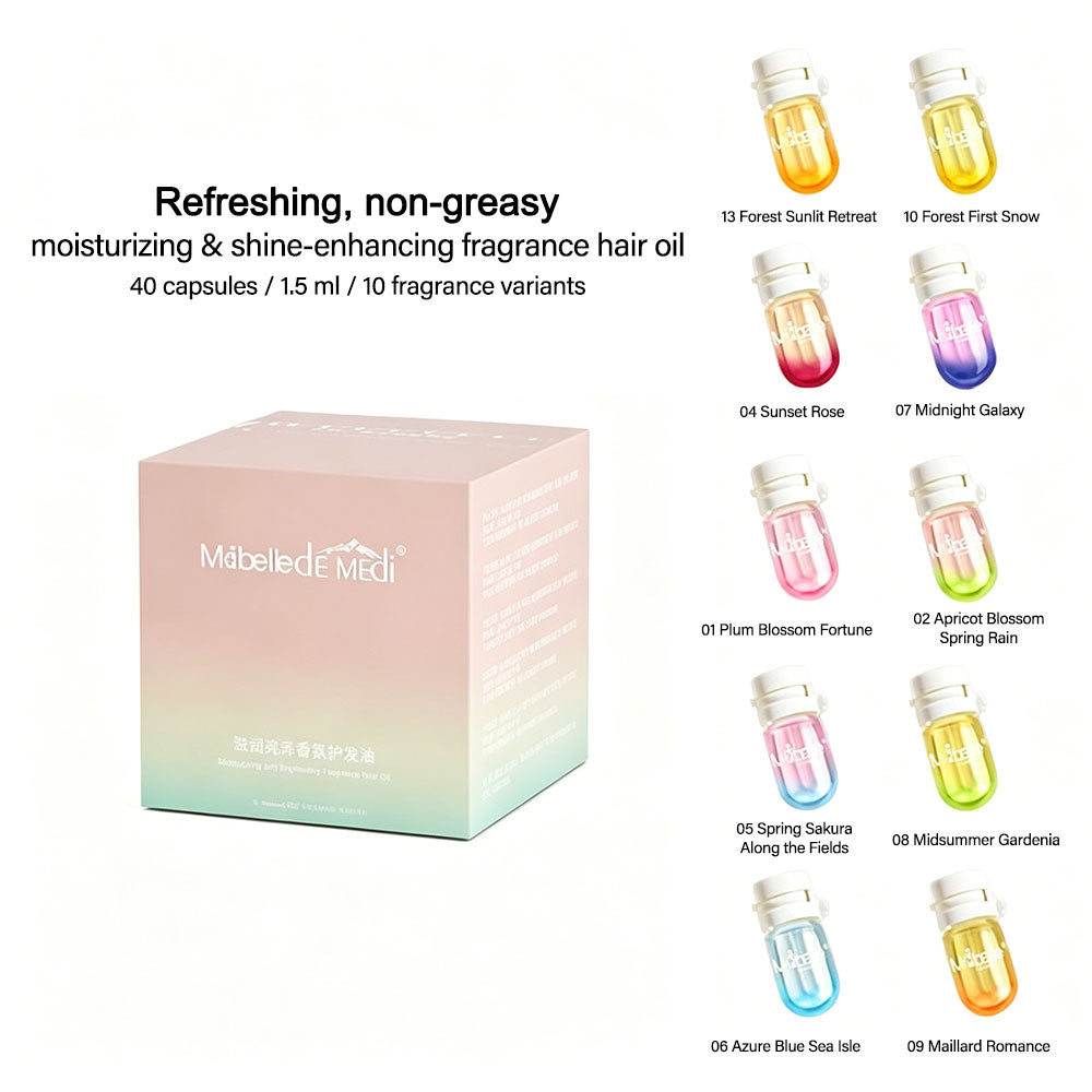 Moisturizing & Glossy Fragranced Hair Oil