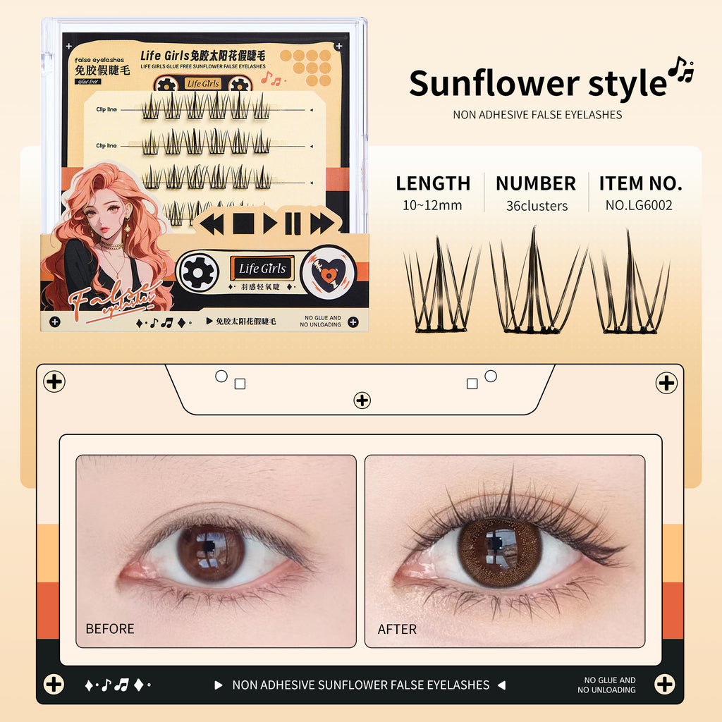 No glue needed False Eyelashes