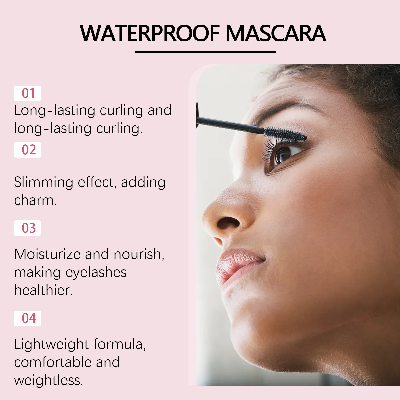 Waterproof Curl Mascara (Black)