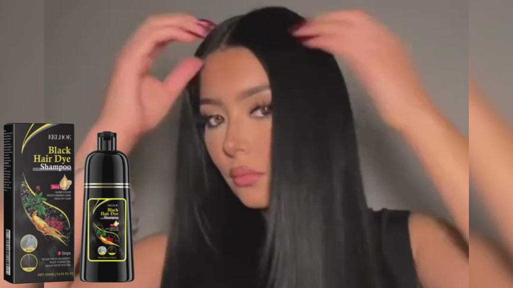 Black Hair Dye Shampoo-500ml